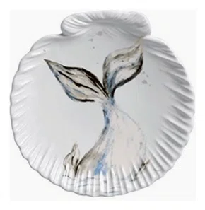 Conjunto 6 Pratos Rasos Ocean Branco - Scalla