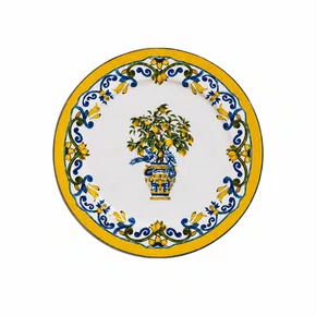 Conjunto 6 Pratos Sobremesa Reto Limone - Scalla