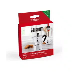 Conjunto com 3 Borrachas para Cafeteira Nouva Moka 3/4 Xicaras - Bialetti
