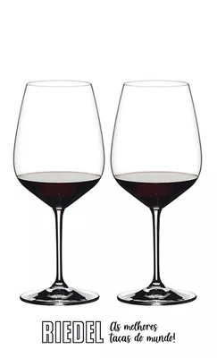 Conjunto de 2 Taças para Vinho Cabernet Sauvignon Heart To Heart 800ml - Riedel
