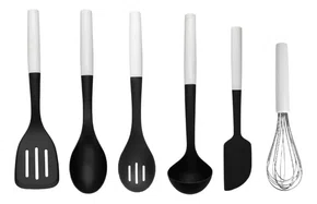 Conjunto de Utensílios de Cozinha 6pçs Branco - Kitchenaid