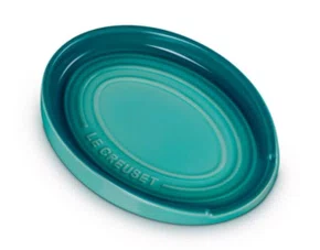 Descanso Oval para Colher Azul Bleu Riviera 16cm - Le Creuset