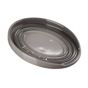 Descanso Oval para Colher Cinza Flint 16cm - Le Creuset