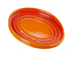 Descanso Oval para Colher Laranja Flame- Le Creuset