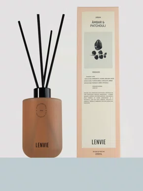 Difusor de Perfume Âmbar e Patchouli 220ml Urban - Lenvie