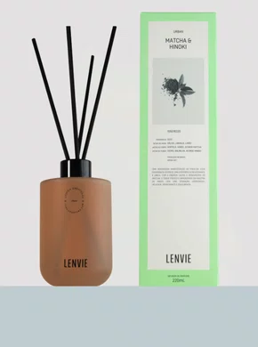 Difusor de Perfume Matcha e Hinoki 220ml Urban - Lenvie