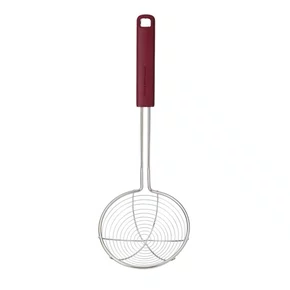 Escumadeira Inox Fritura Cozinha Vermelha - Kitchenaid