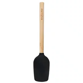 Espátula Colher Bambu Preto - Kitchenaid