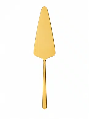 Espatula para Bolo Viena Dourada Aco Inox Wolf