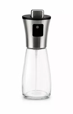 Galheteiro com Borrifador em Vidro e Tampa em Aço Inox 180ml - Full Fit