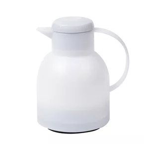 Garrafa Térmica 1 Litro Quick Press Samba Branca - Emsa