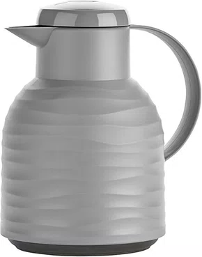 Garrafa Térmica Wave Samba Cinza 1 Litro - Emsa