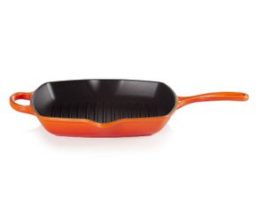 Grelha Quadrada 26cm Signature Laranja - Le Creuset
