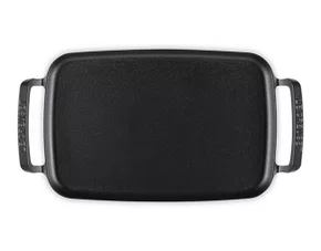 Grelha Retangular com Alças 40cm Alpine Matte Black - Le Creuset