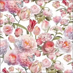 Guardanapo 33 Roses And Tulips Fsc Mix