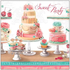 Guardanapo de Papel Sweet Party Fsc Mix - Ambiente