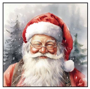 Guardanapo de Papel Happy Santa - Ambiente