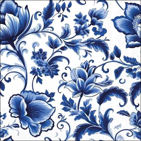Guardanapo Papel Blue Florals