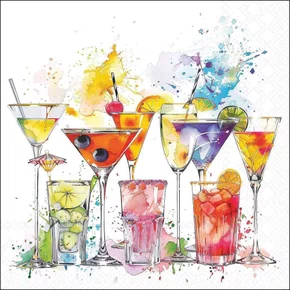 Guardanapo Splashing Drinks Fsc Mix (20foçhas)