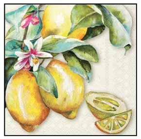 Guardanapo Sunny Lemon Fsc Mix - Ambiente