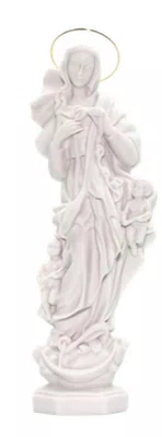 Imagem Nossa Senhora Desatadora Dos Nos 30cm com Aureola Dourada - Vigore