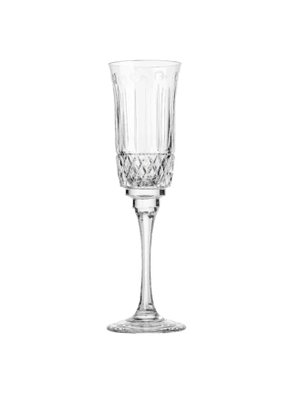 Jogo de 6 Taças de Cristal Sonata para Champagne Lapidado 69 - Mozart