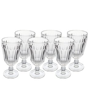 Jogo de 6 taças em vidro 330ml Bretagne - L'Hermitage