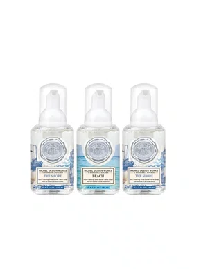 Kit 3 Mini Sabonetes Liquidos The Shore Beach The Shore Foam - Michel Design