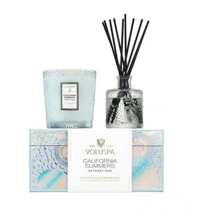 Kit Vela 60h e Difusor 100ml Califórnia Summer - Voluspa