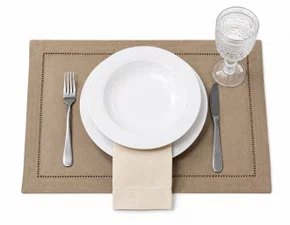 Lugar Americano 35 Cm X 50 Cm Glamour Marrom Claro 02 unidades - Argivai