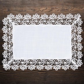 Lugar Americano unidade 35x50cm Branco 1212 - Rafimex