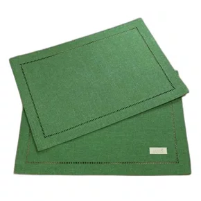 Lugares Americanos 2 Peças 35cmx50cm Glamour Verde - Argivai