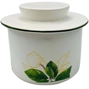 Manteigueira Francesa Bergamota com Filete Verde Masterchef - Scalla