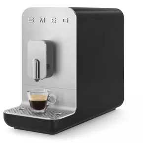 Máquina de Café Automática com Sistema de Leite, Anni 50, Preto, 220v - Smeg