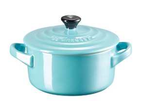 Mini Cocotte Cerâmica Azul Caribe - Le Creuset