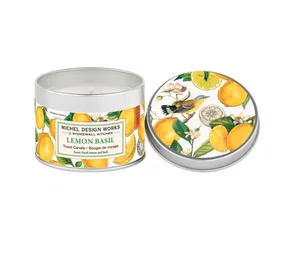 Mini Vela Lata +20h Lemon Basil - Michel Design