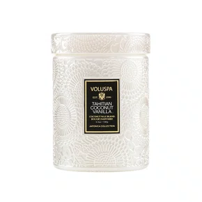Mini Vela Pote Vidro 50h Relevo Tahitian Coconut - Voluspa