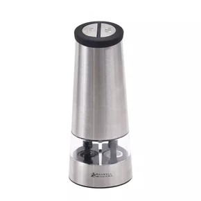 Moedor Duplo Sal e Pimenta Eletrico Aço Inox 35ml - Maxwell & Williams