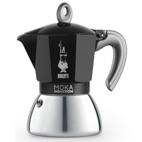 Moka Induction Preto 6 Xícaras - Bialetti