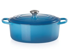Panela Oval 27cm Signature Azul Marseille - Le Creuset