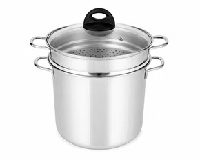 Panela para Pasta Cuoci e Vedi Aço Inox 6 Litros - Barazzoni