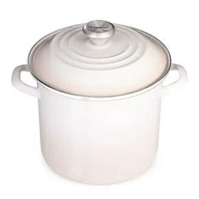 Panela Stockpot Creme Meringue 7,6l 22cm Pegador Inox - Le Creuset