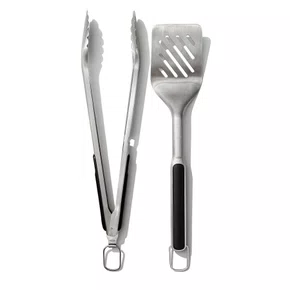 Pinça e Espatula Churrasco Inox 2pçs - Oxo