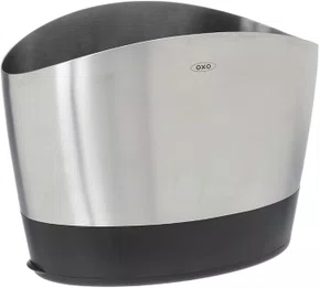 Porta Utensílios Cozinha Aço Inox 3 Compartimentos - Oxo