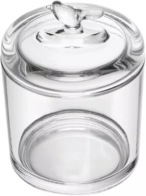 Pote de Cristal Ecológico com Tampa Bird 10,5x10,5cm - Wolff