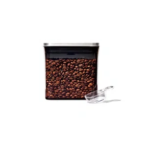 Pote Hermético Quadrado com Colher Steel Pop 1,6 Litros - Oxo