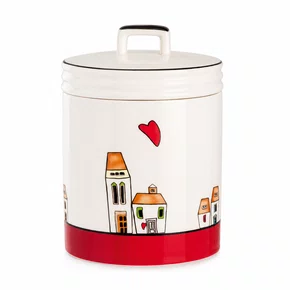Pote Le Casette 14X19cm Vermelho - Egan