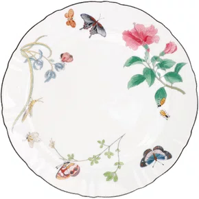 Prato de Jantar Floral Borboletas Kaleidoscope 27cm - Tea Delight
