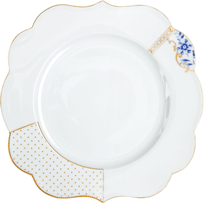 Prato de Jantar Flowers - Royal White - Pip studio