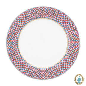 Prato de Jantar Scallop Azul - Flower Festival - Pip Studio